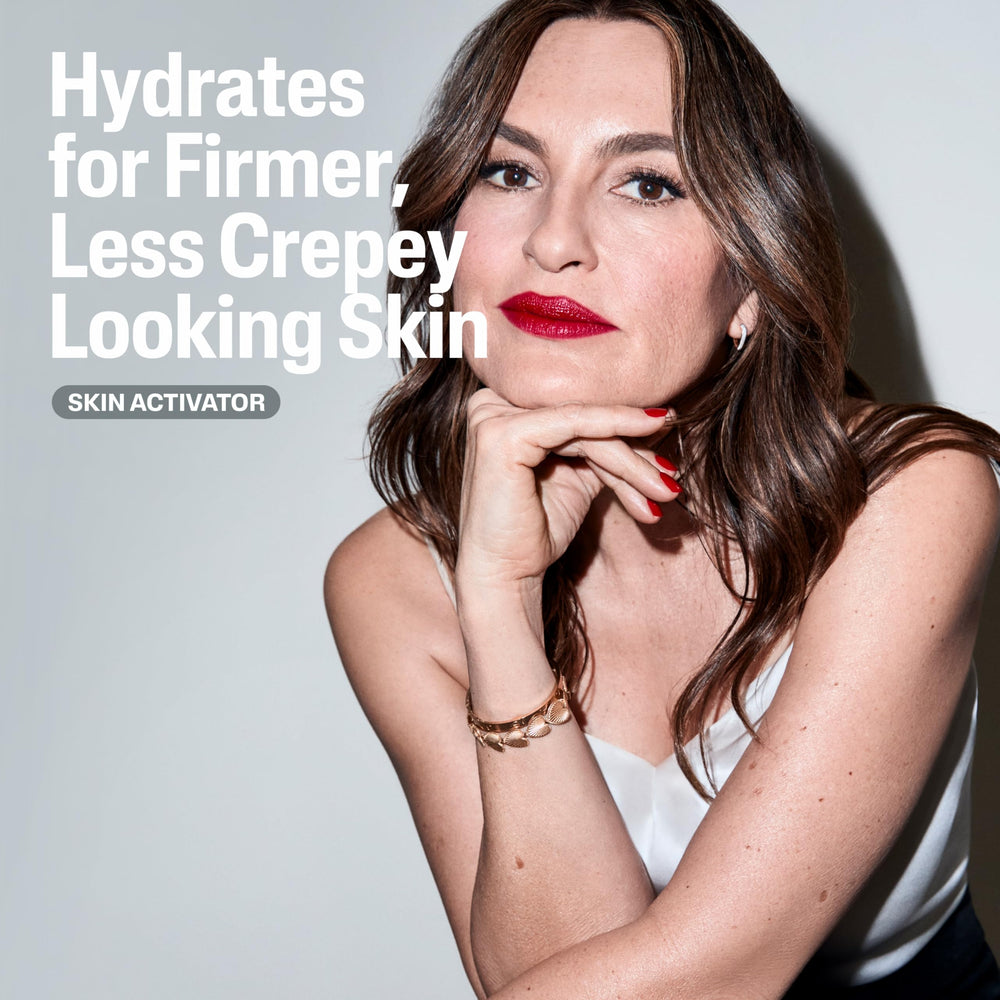 Cetaphil applied to forearm demonstrating visible smoothing benefit