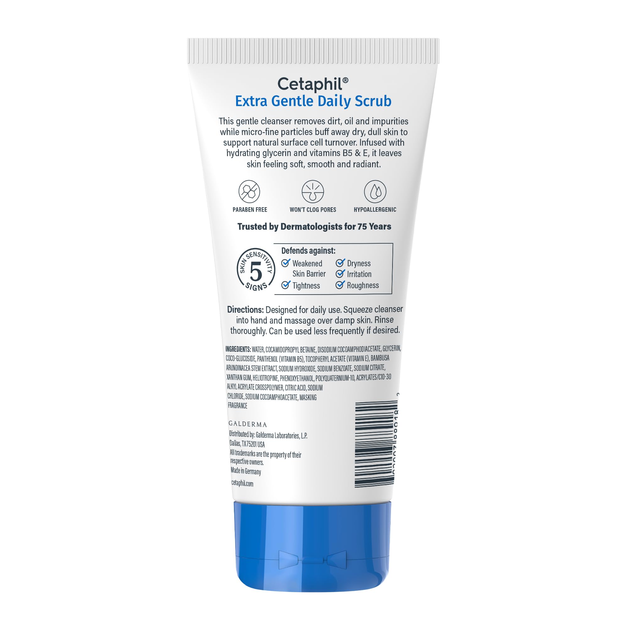 Smoothed skin after use of Cetaphil displaying hydrated glow