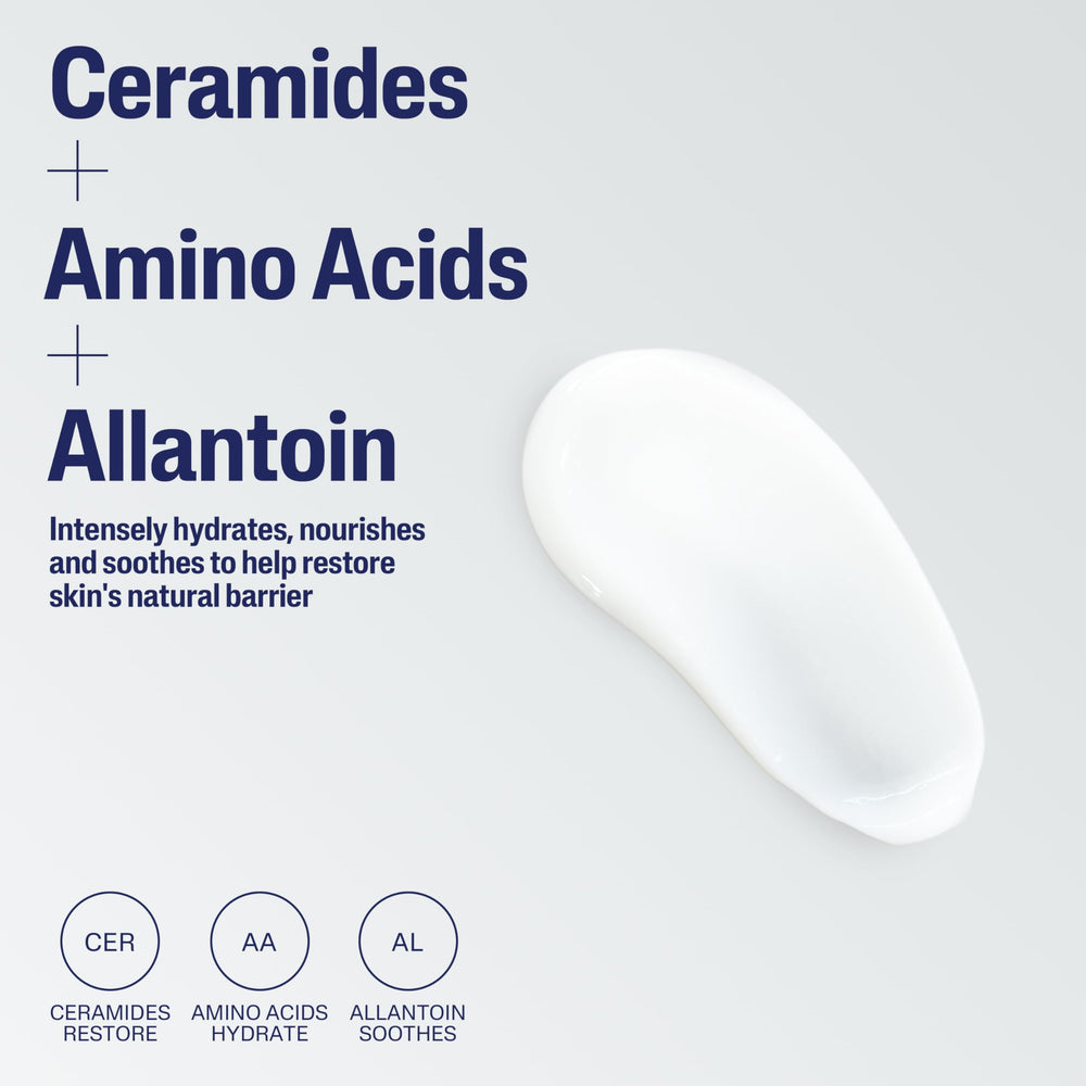 Applying Cetaphil to elbow and knee softens and hydrates rough areas