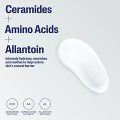 Applying Cetaphil to elbow and knee softens and hydrates rough areas