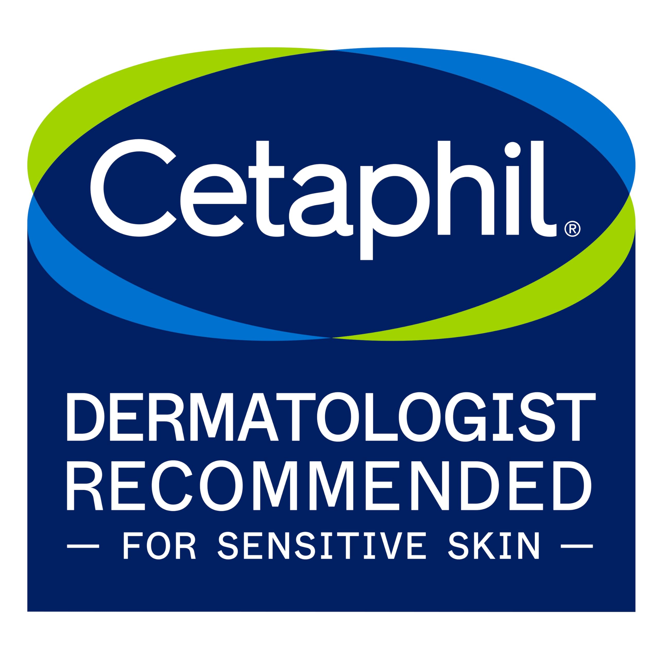 Cetaphil before and after skin swatch showing improved texture