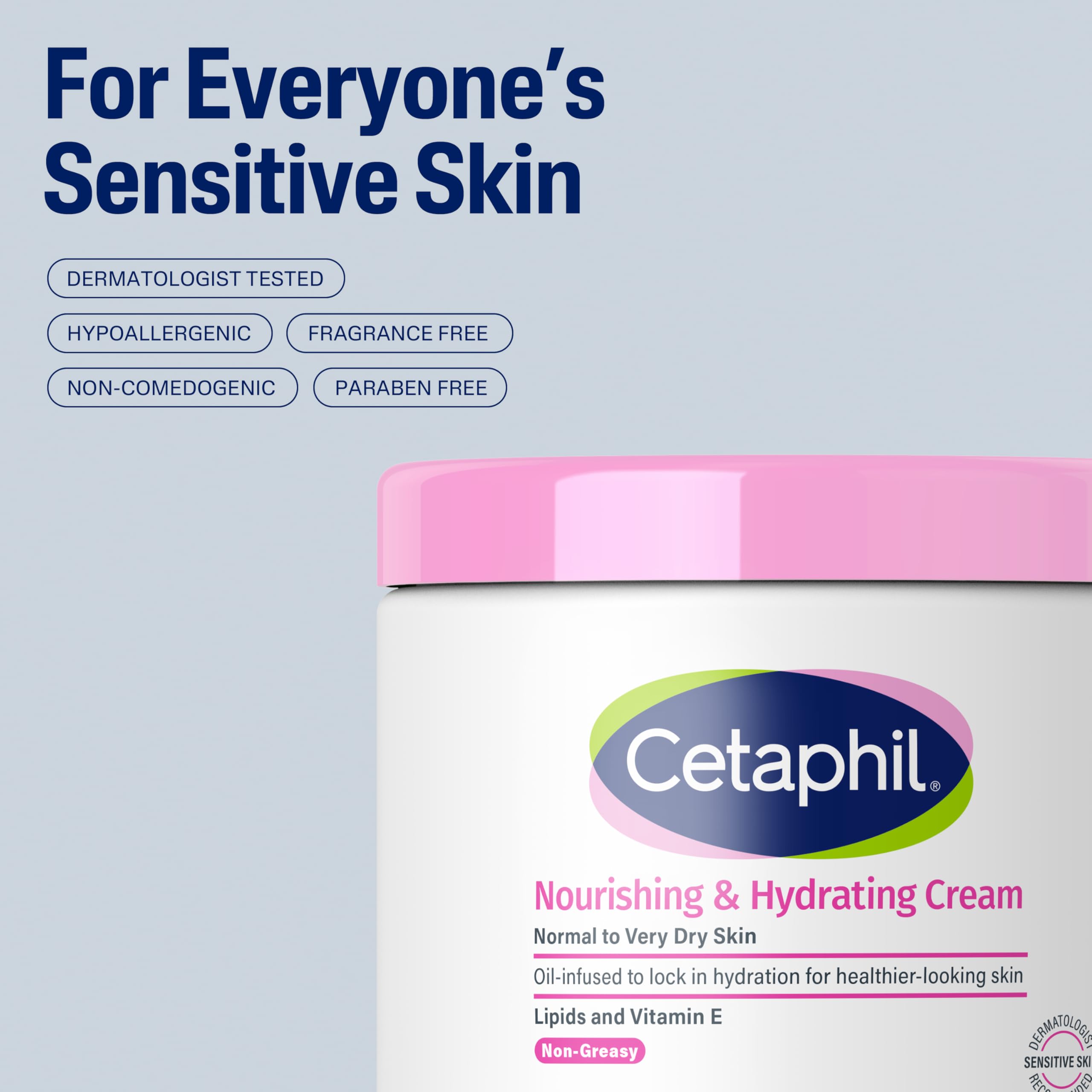 Cetaphil applied on elbow to smooth rough skin visibly