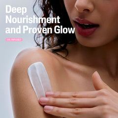 Cetaphil cream being rubbed into palm for fast-absorbing benefit