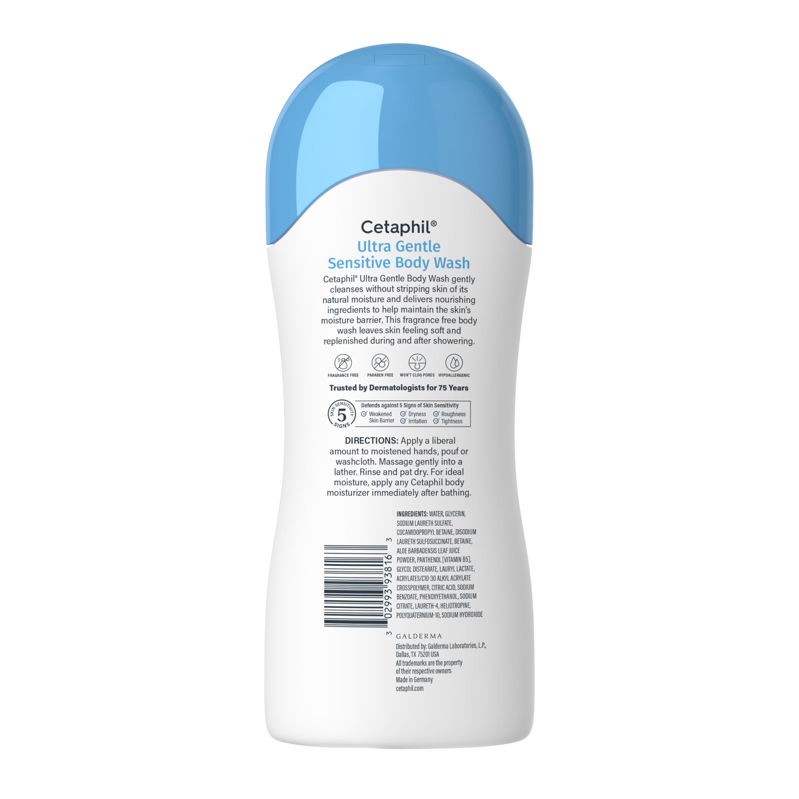 Cetaphil bottle beside aloe leaves illustrating soothing hydration