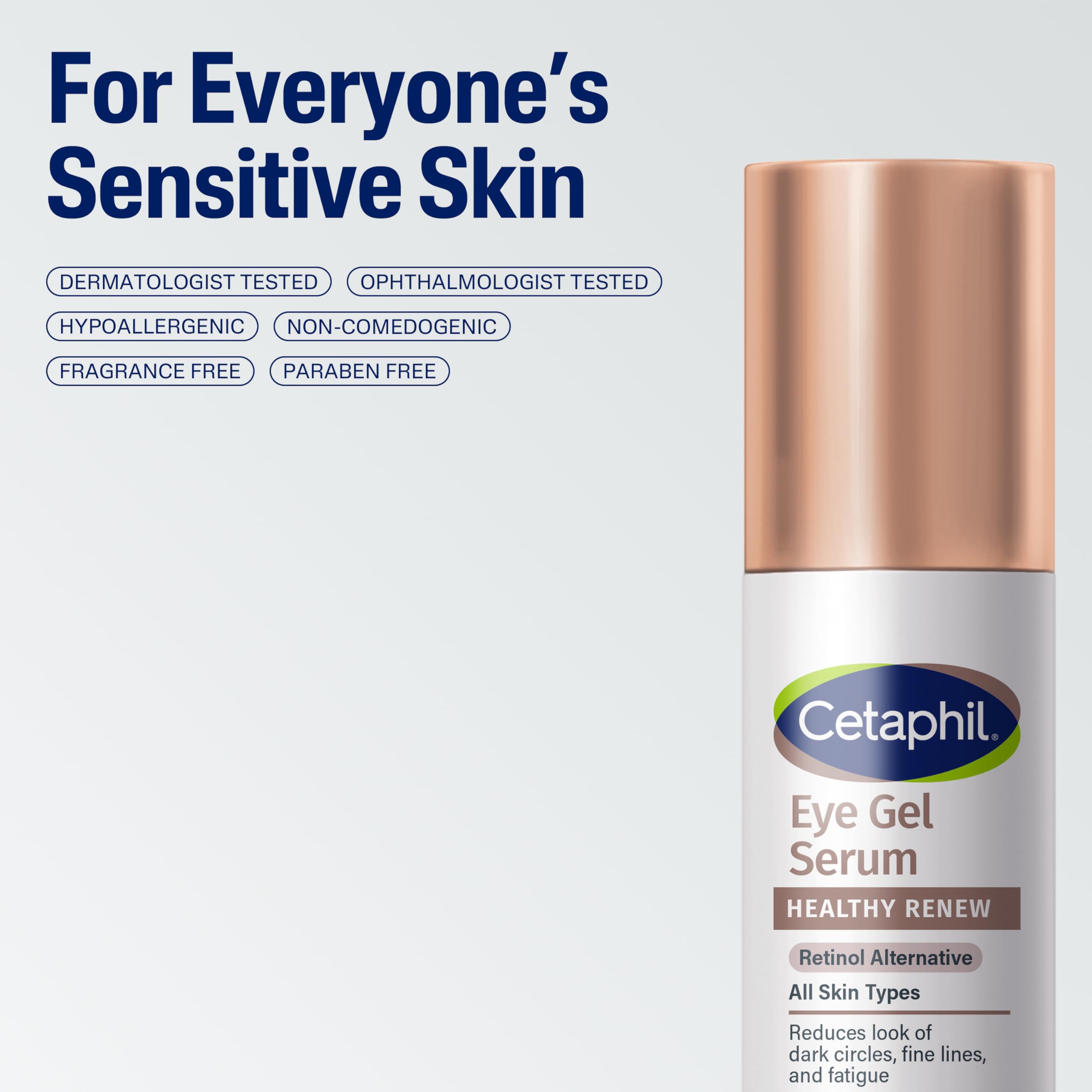 Cetaphil open cap and applicator highlighting easy daily use