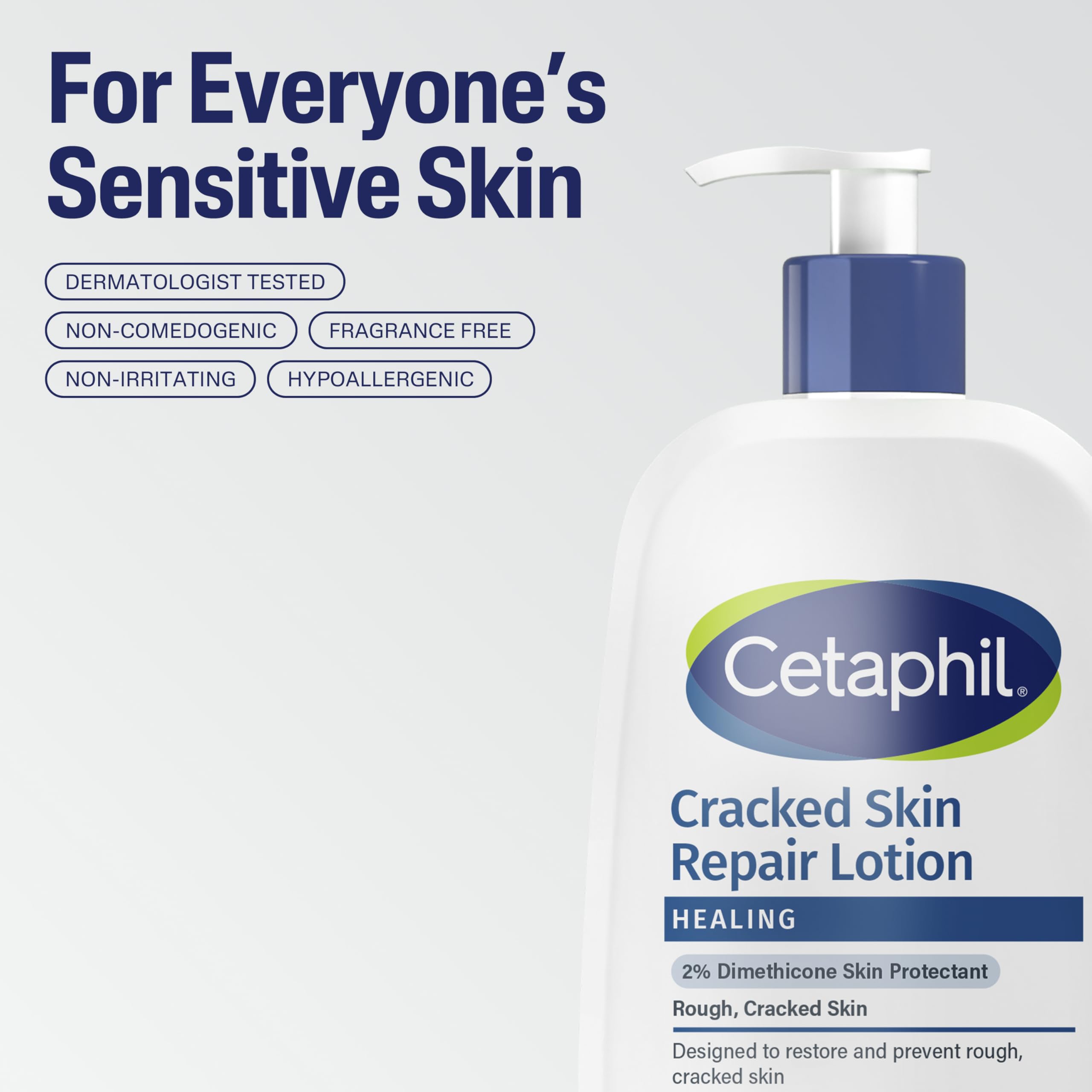 Using Cetaphil on feet and elbows to restore and soften rough areas