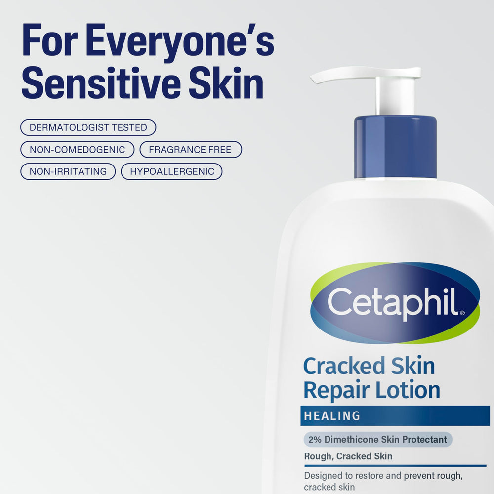Using Cetaphil on feet and elbows to restore and soften rough areas