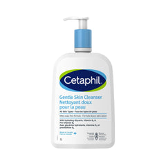 Cetaphil gentle skin cleanser front bottle showing label and gentle cleansing benefit