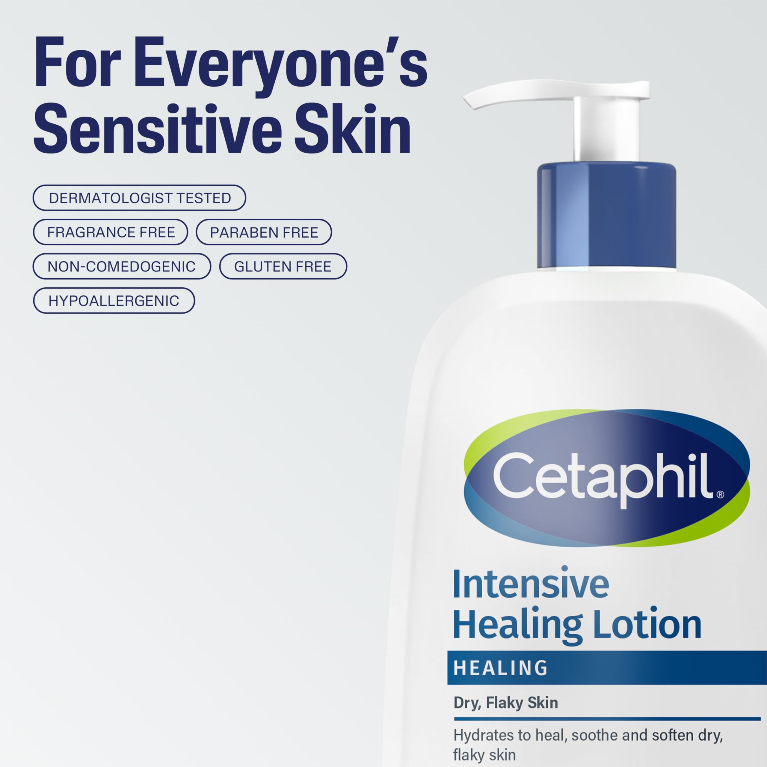 Close shot of Cetaphil ingredient label showing key components