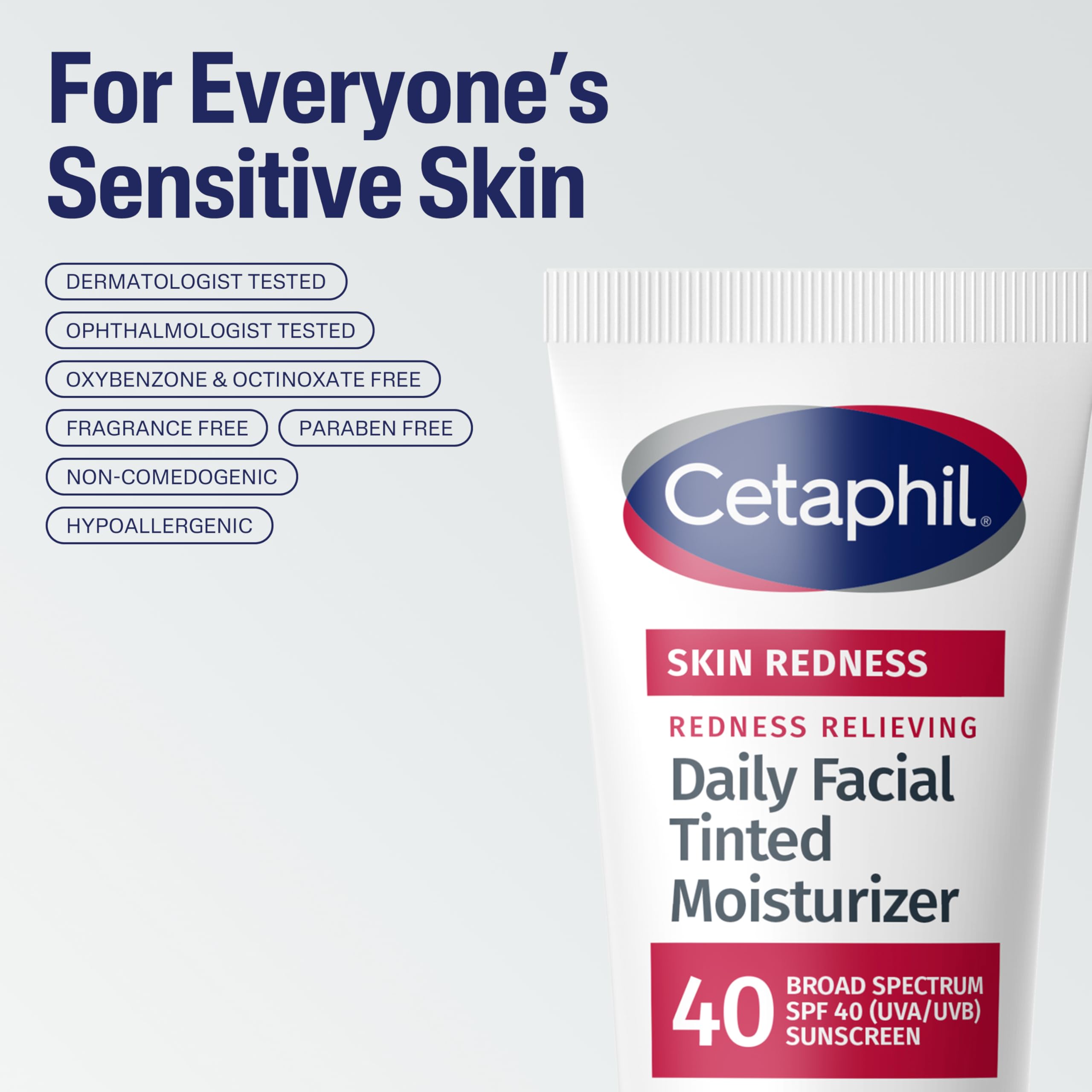 Cetaphil ingredients panel closeup showing licorice extract and skin-soothing actives