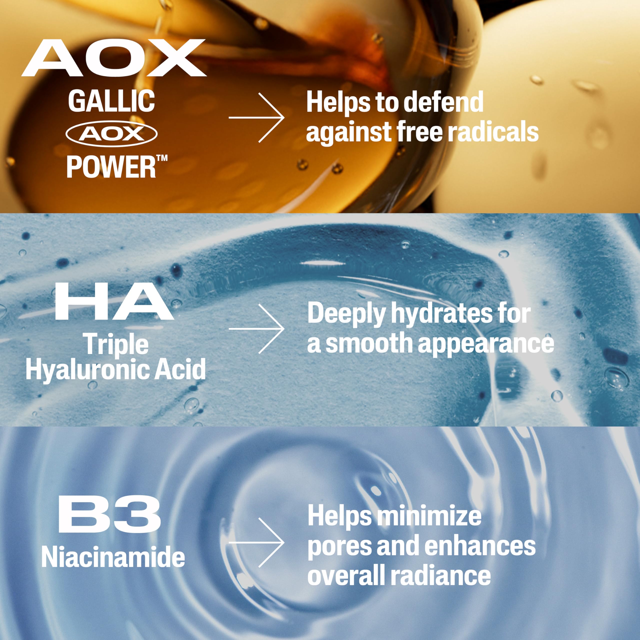 Cetaphil ingredients visual Gallic-AOX highlighted for antioxidant benefit