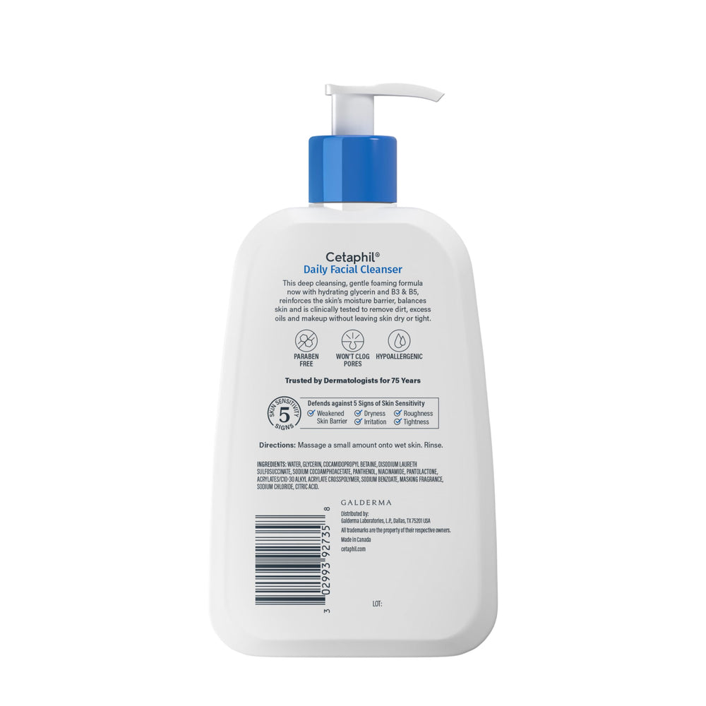 Cetaphil lifestyle basin and towel showing daily routine compatibility