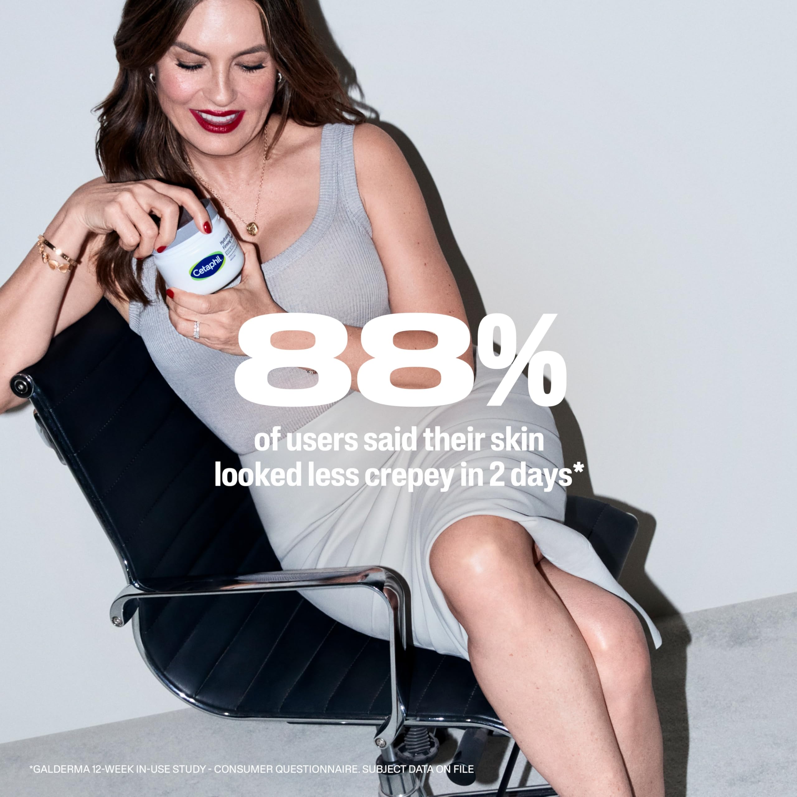 Cetaphil on bathroom shelf in lifestyle scene showing daily routine ease