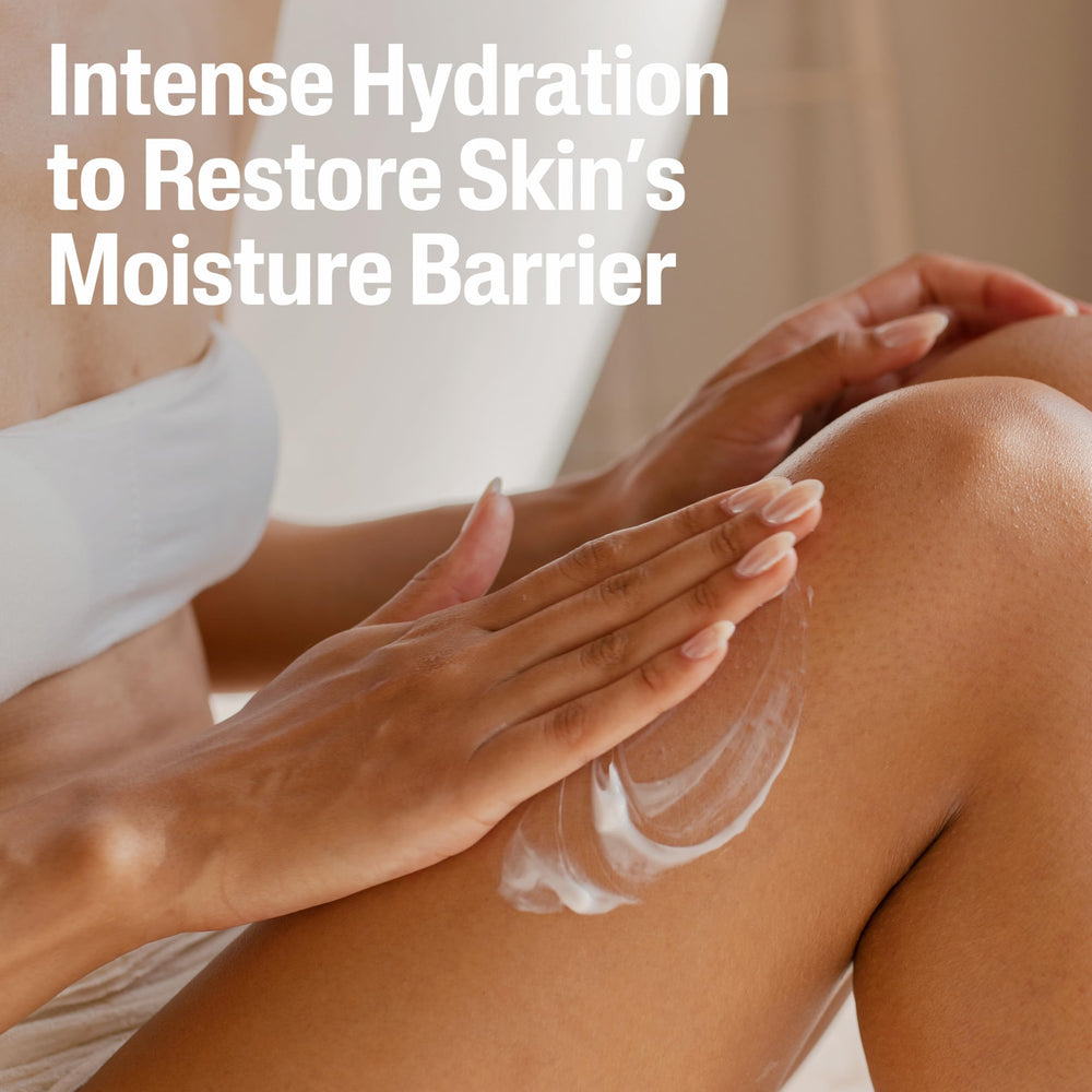 Lotion absorbed on skin demonstrating Cetaphil non-greasy finish