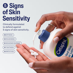 Cetaphil pump dispenser top for easy single-handed application