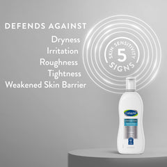 Cetaphil pump dispensing creamy texture to show mild formula and easy rinse benefit