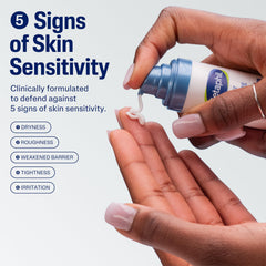 Cetaphil serum dropper with clear texture highlighting lightweight hydration