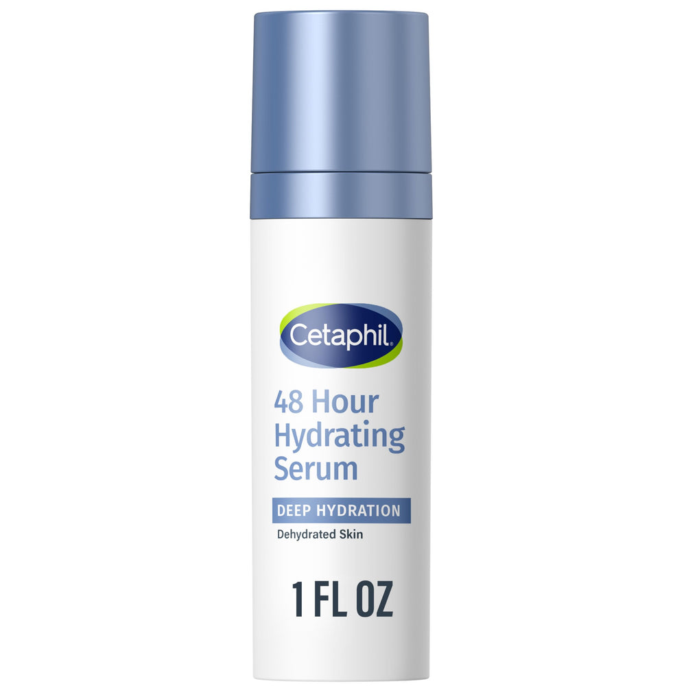 Cetaphil front bottle showing serum packaging and quick-absorb benefit