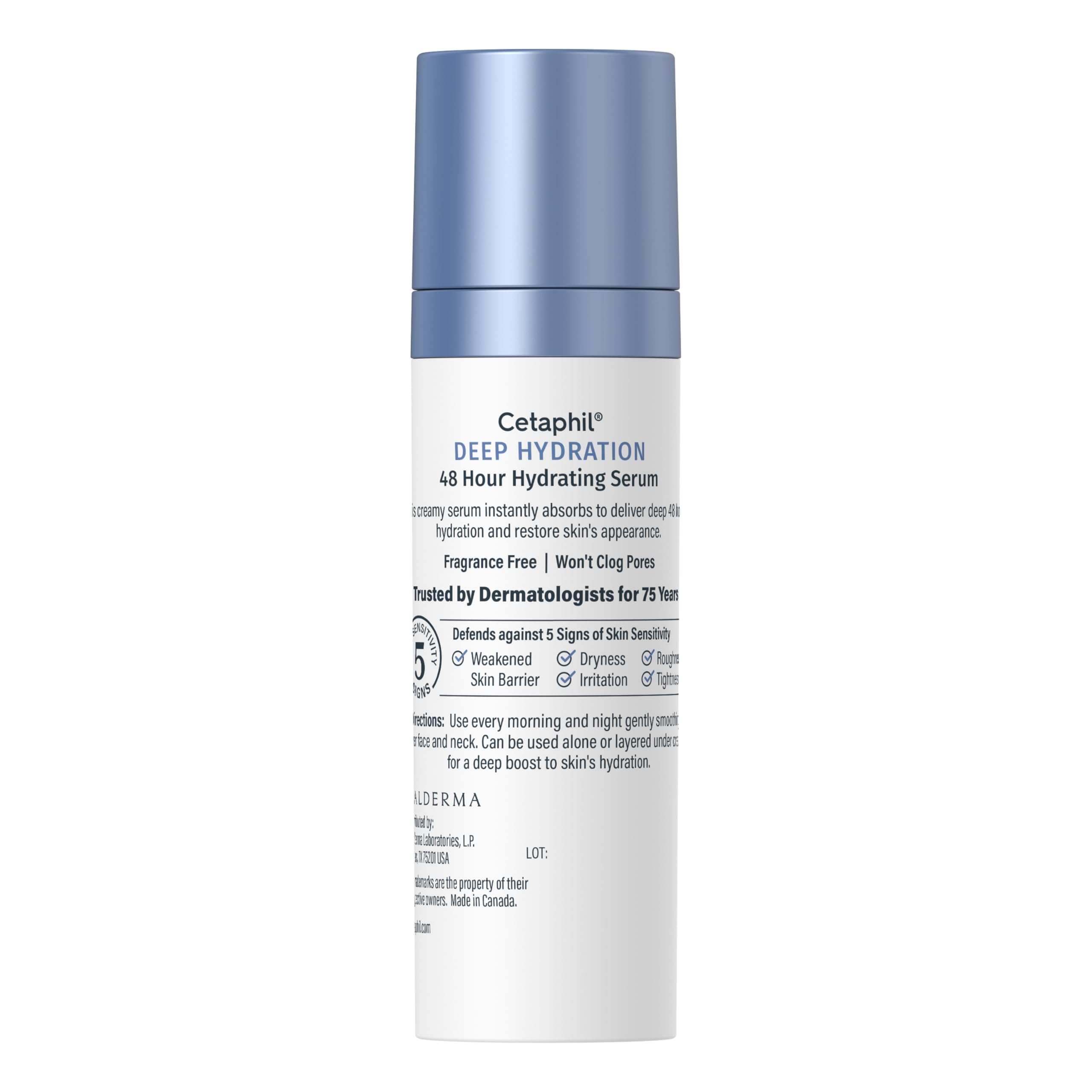 Cetaphil serum layered under moisturizer showing boosted hydration effect