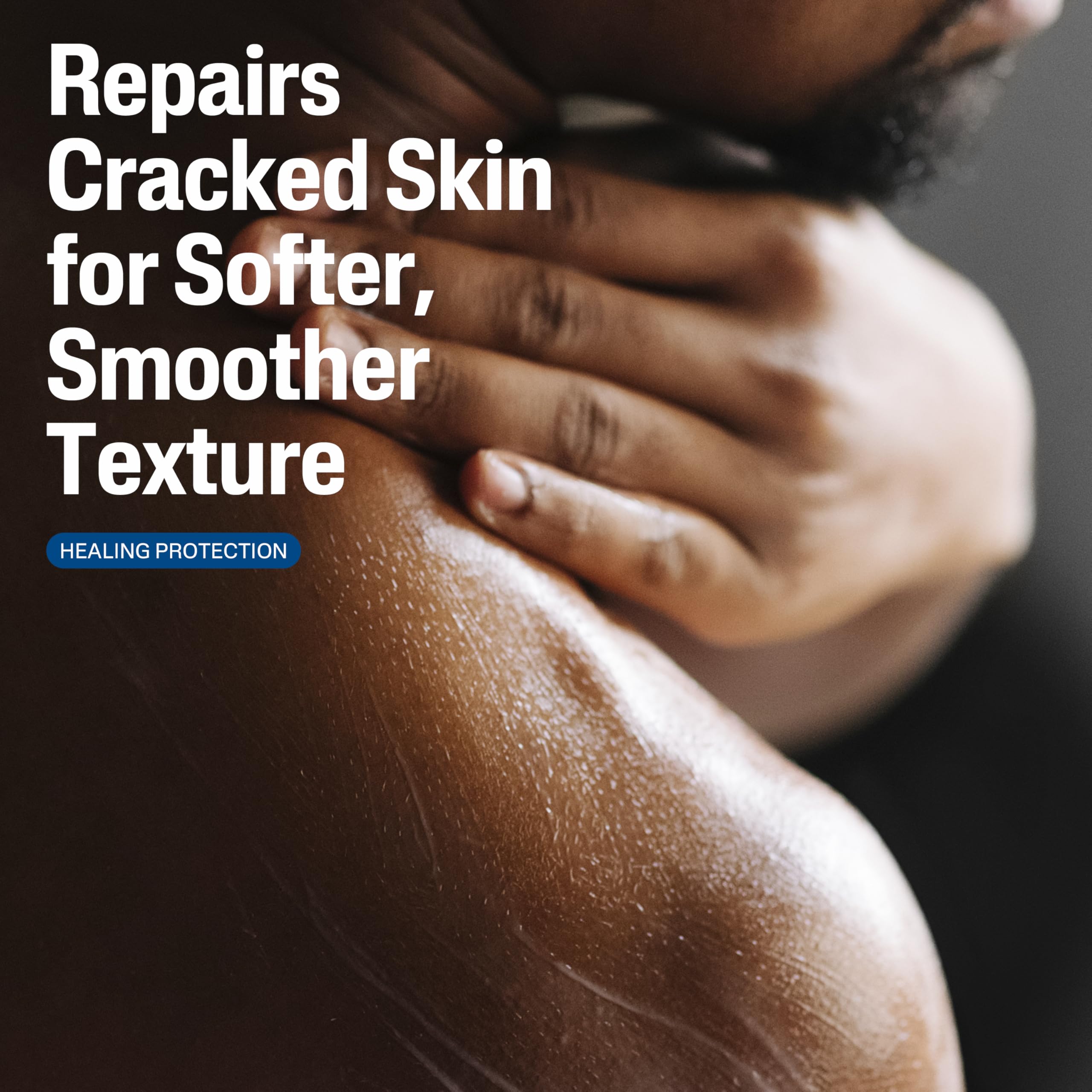 Cetaphil creamy lotion texture close-up for fast absorbing hydration