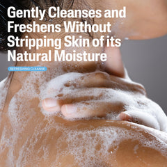 Cetaphil texture lather detail demonstrating gentle, creamy foam
