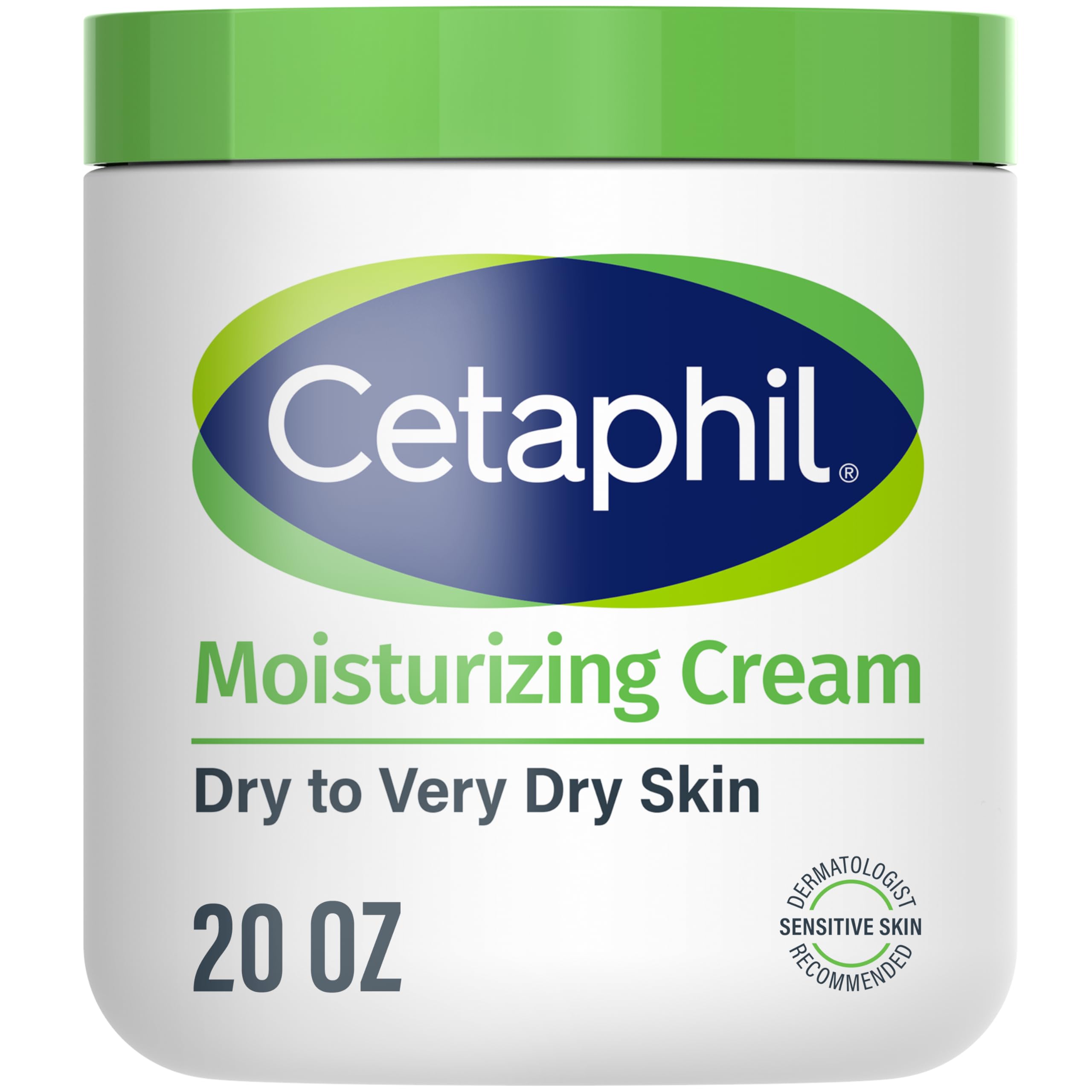 Cetaphil tub front 20oz showing brand and moisturizing benefit