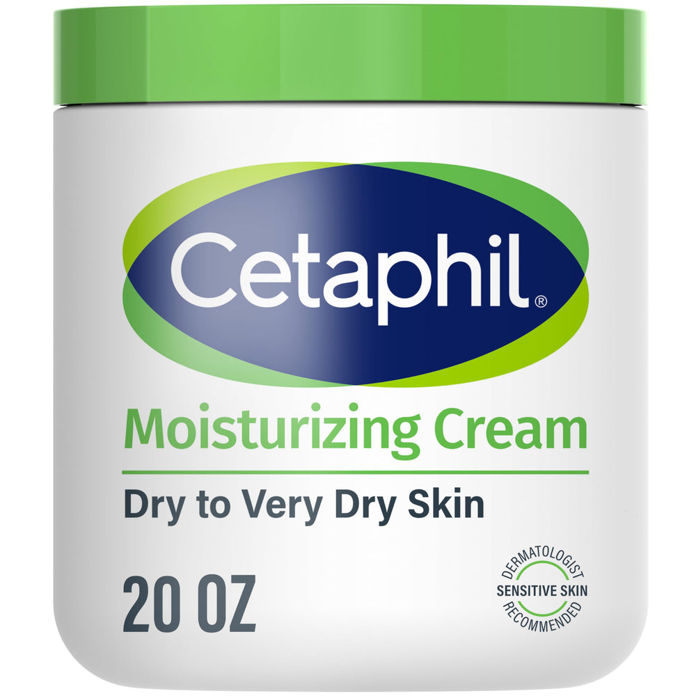 Cetaphil tub front 20oz showing brand and moisturizing benefit