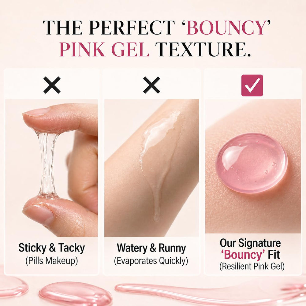 CHALTTOK in routine morning application showing quick absorption under sunscreen