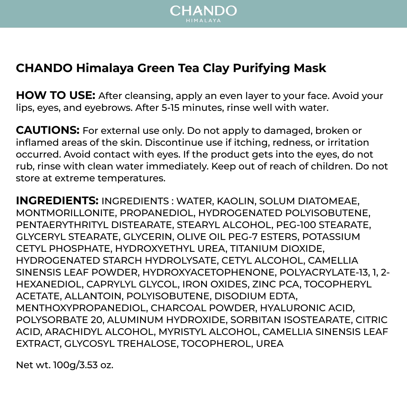 CHANDO HIMALAYA on bathroom shelf in lifestyle scene suggesting weekly self-care ritual