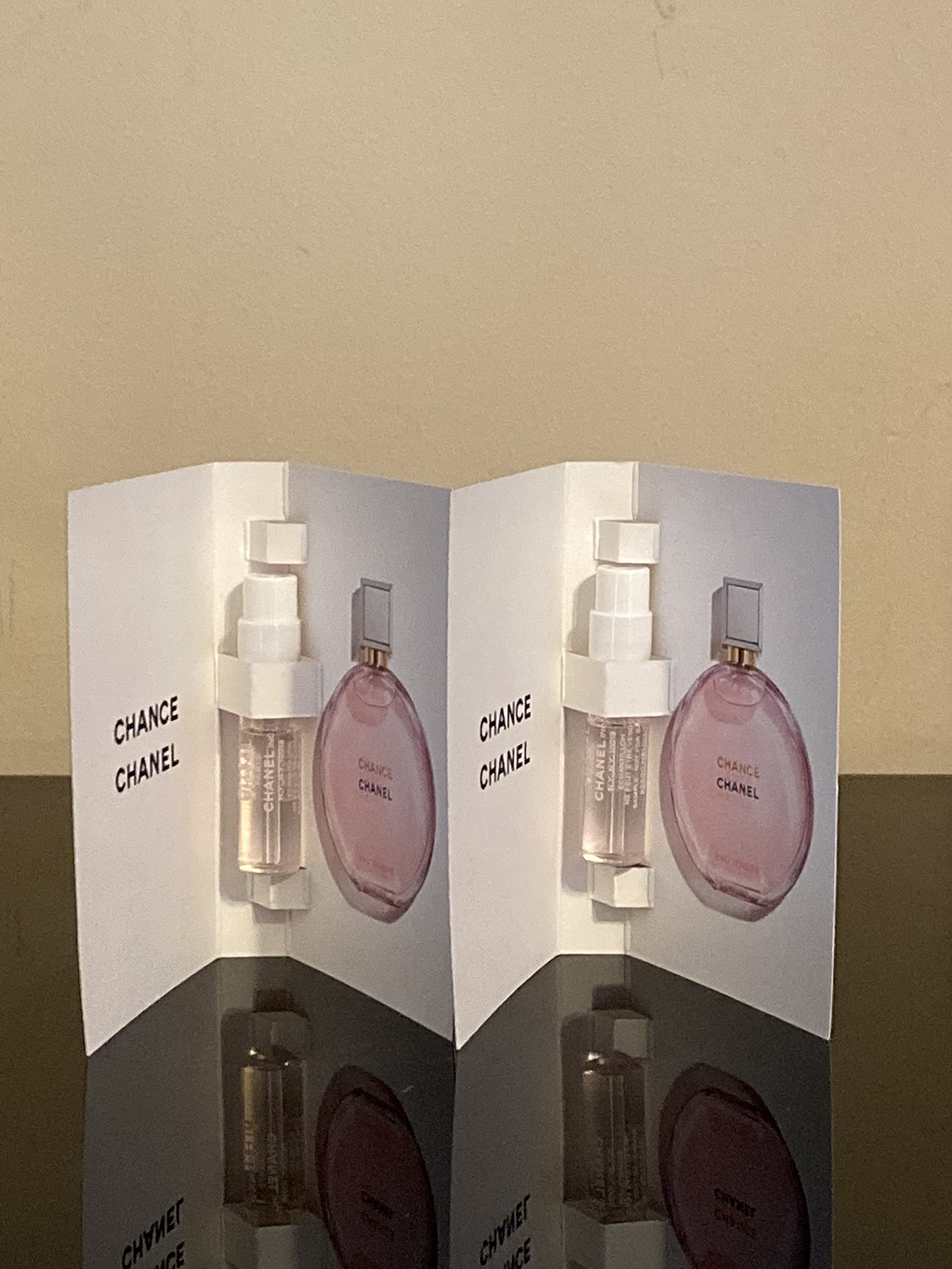 CHANEL Chance Eau Tendre vials on vanity reflecting lifestyle use and gifting benefit