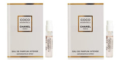 CHANEL Coco Mademoiselle Intense close-up of glass vial nozzle highlighting precise application and product detail