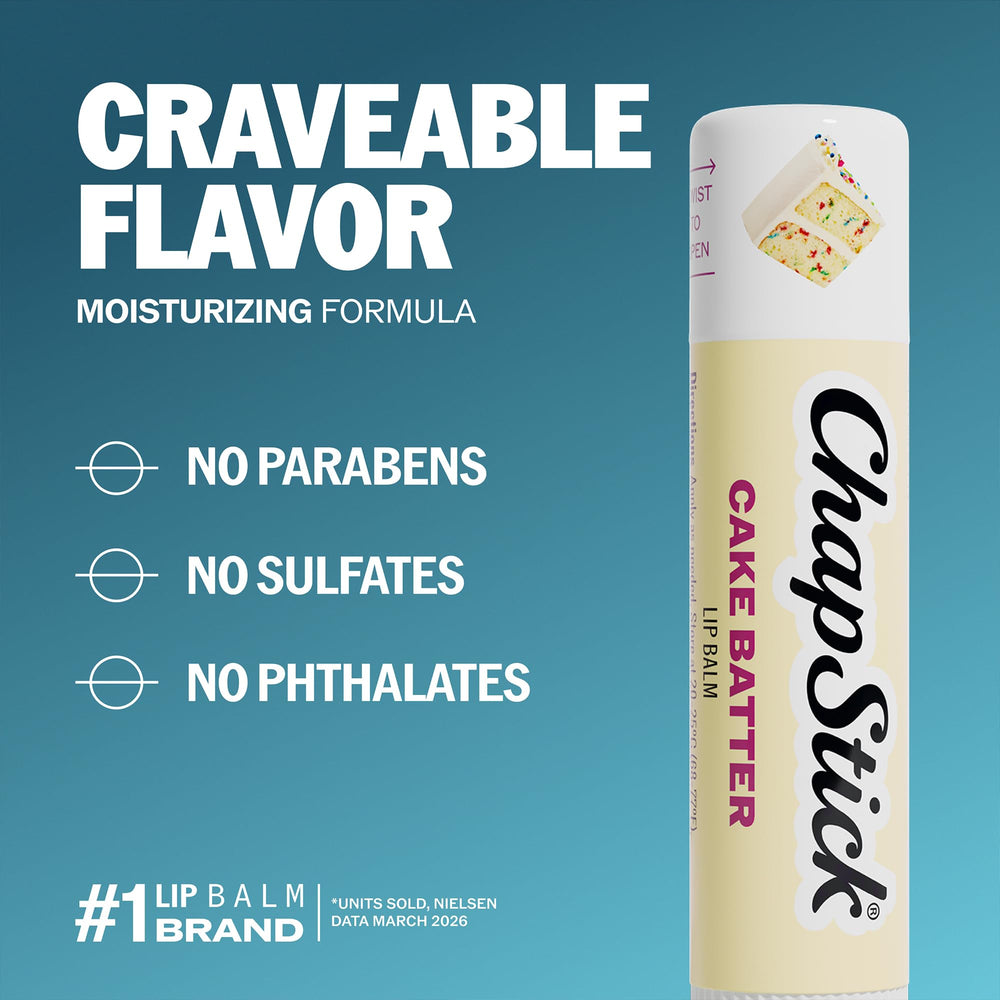 ChapStick label and ingredients panel highlighting brand transparency and trust