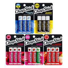 ChapStick Classic 15-pack front packaging showing variety and convenience