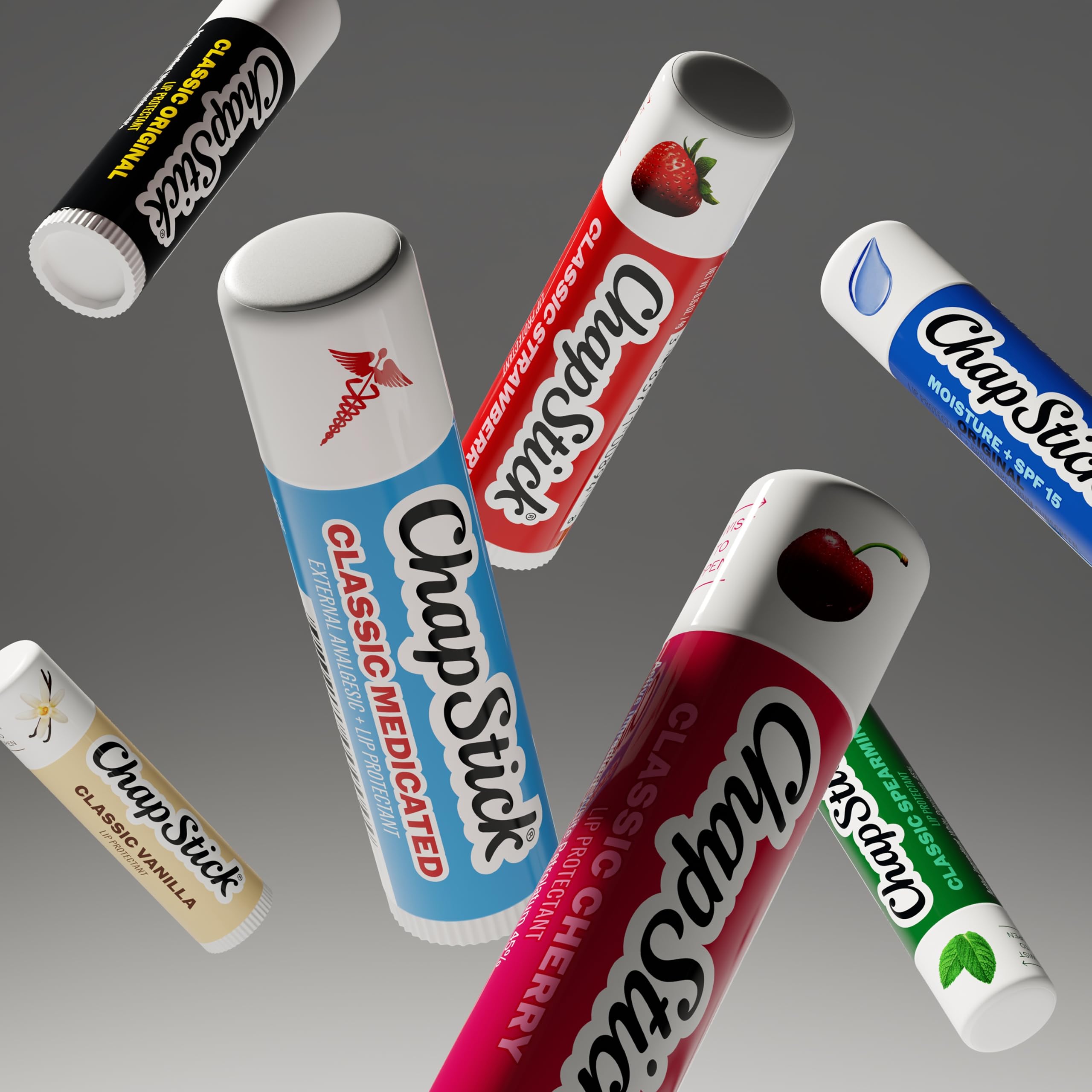 ChapStick Classic on a nightstand ready for bedtime relief and comfort benefit