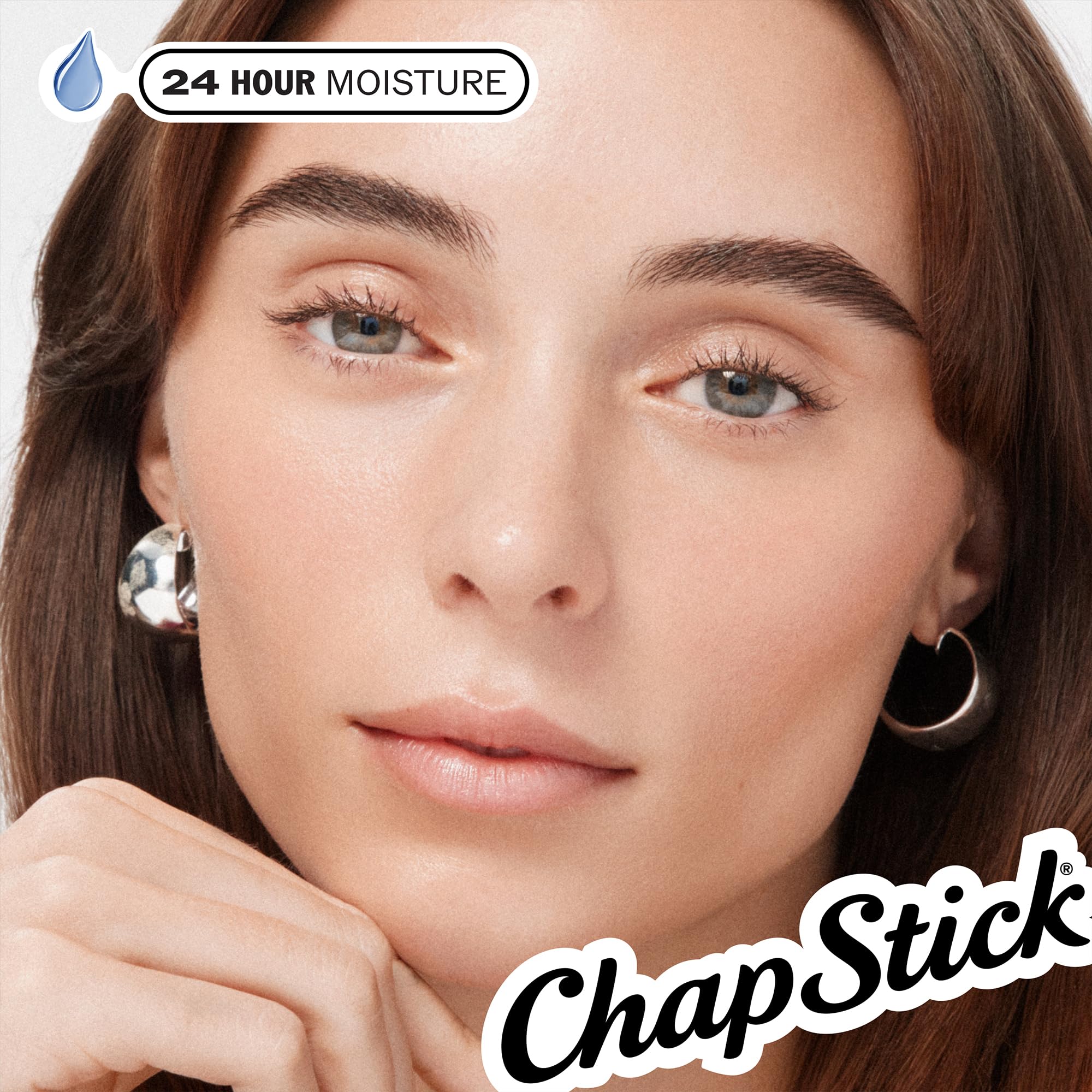 ChapStick spearmint texture glide detail showing smooth, non-sticky balm finish