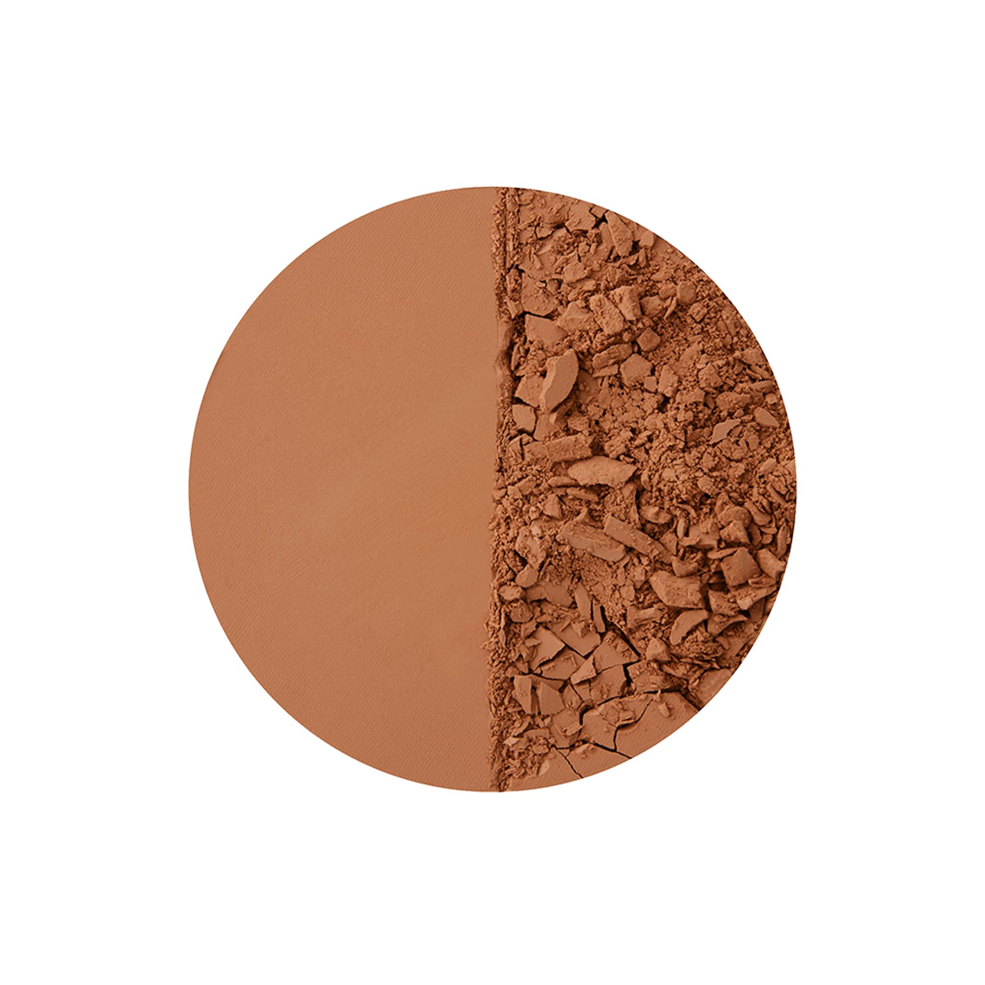 Charlotte Tilbury bronzer held in hand to show compact scale and easy travel convenience
