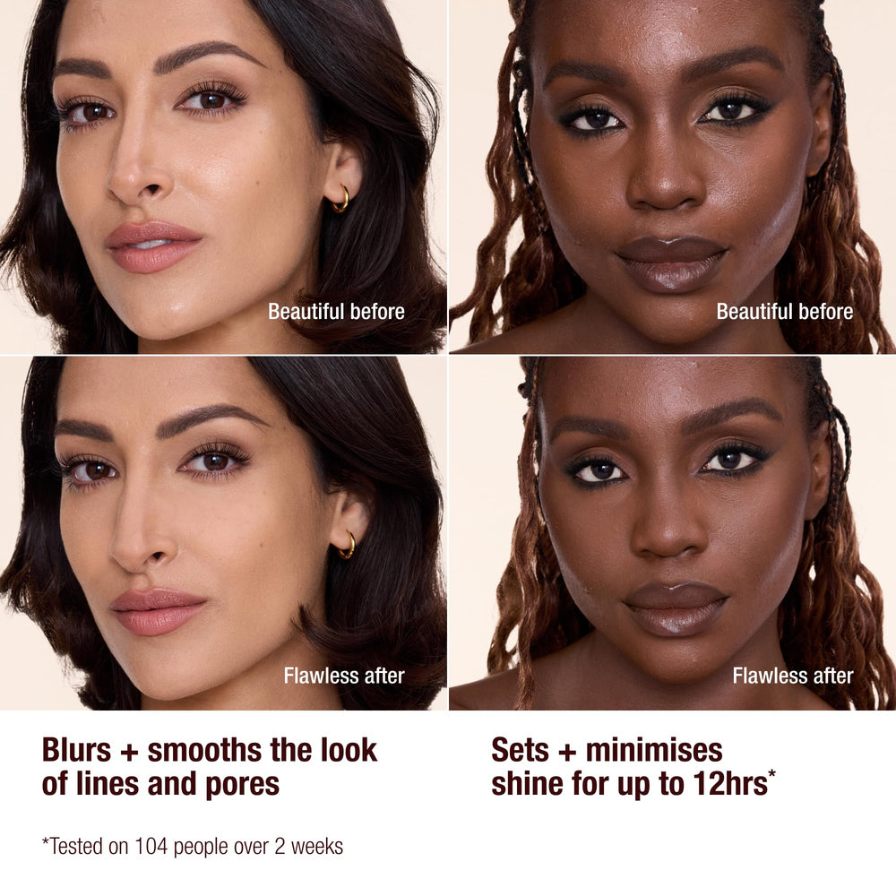 Charlotte Tilbury packaging and label presenting premium branding and product info