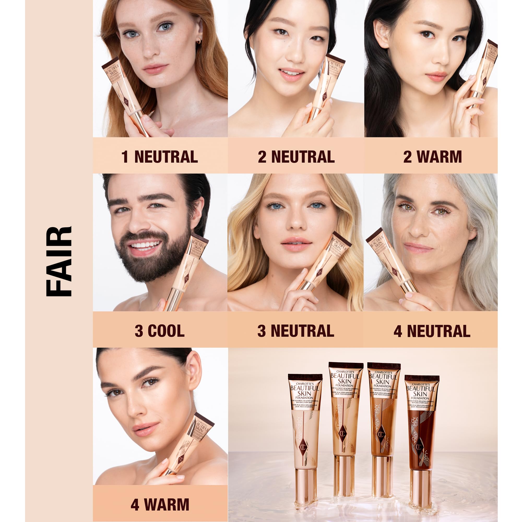 Charlotte Tilbury texture swirl highlighting hydrating, blendable dewy formula