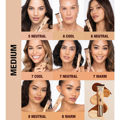Charlotte Tilbury texture swirl illustrating creamy, hydrating foundation consistency