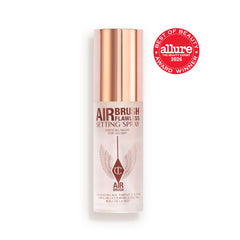 Charlotte Tilbury nozzle close-up demonstrating fine mist for even coverage