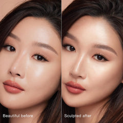 Charlotte Tilbury cushion applicator close-up for precise targeted contouring benefit