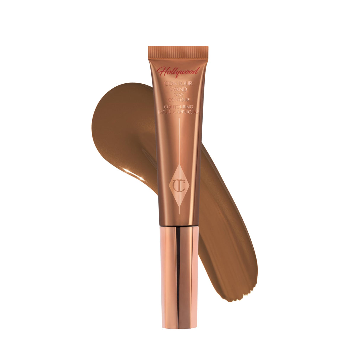 Charlotte Tilbury contour wand front packaging shows sleek design and portability