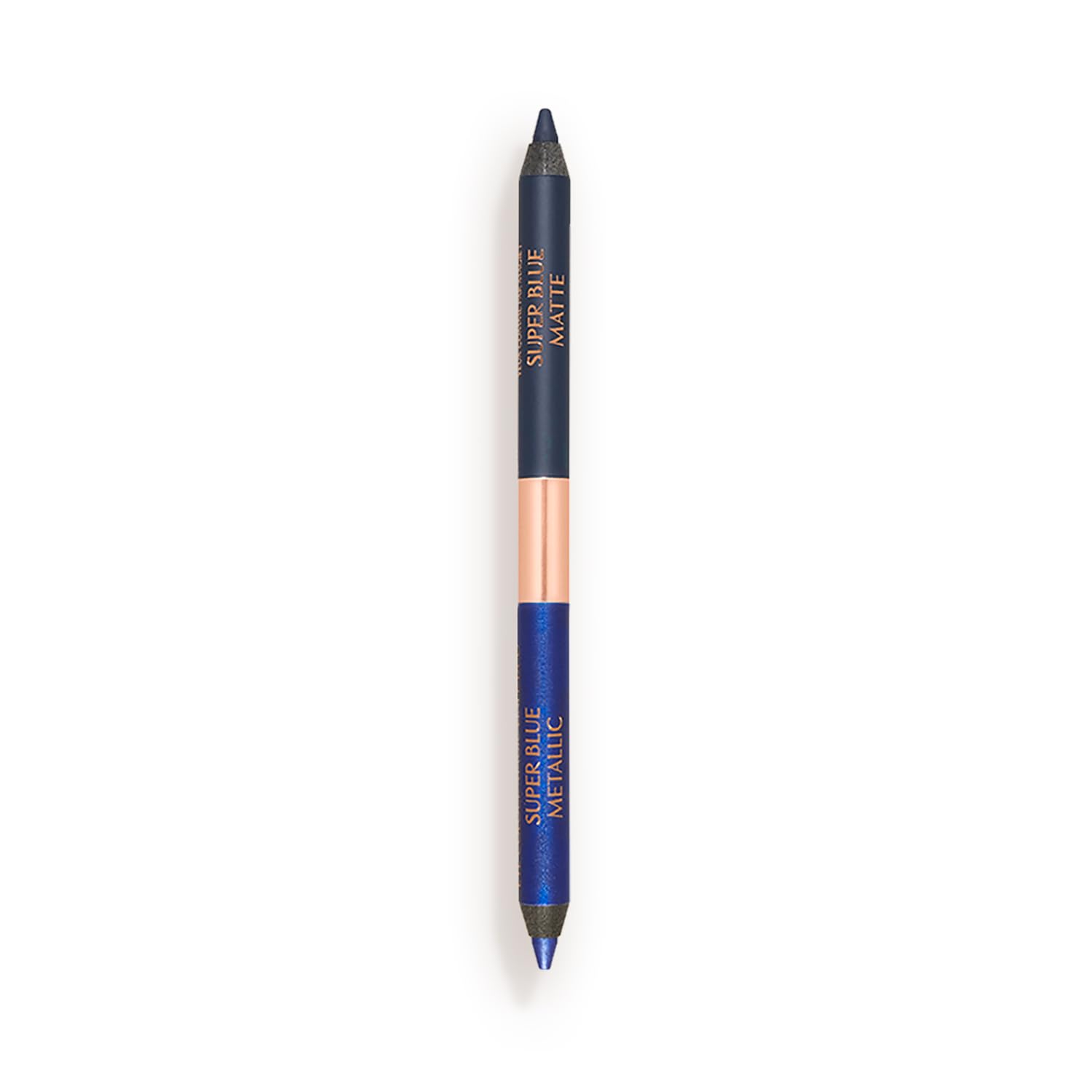 Charlotte Tilbury eyeliner duo front view showing both matte and metallic ends for versatile looks