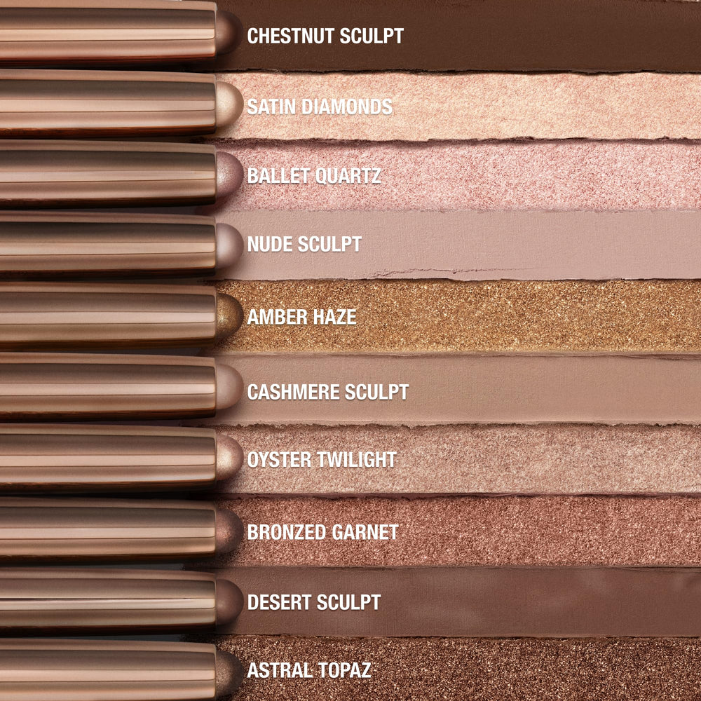 Charlotte Tilbury dual shade combo showing layering for depth and highlight