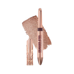 Charlotte Tilbury front view of stick showing sleek packaging and quick application benefit