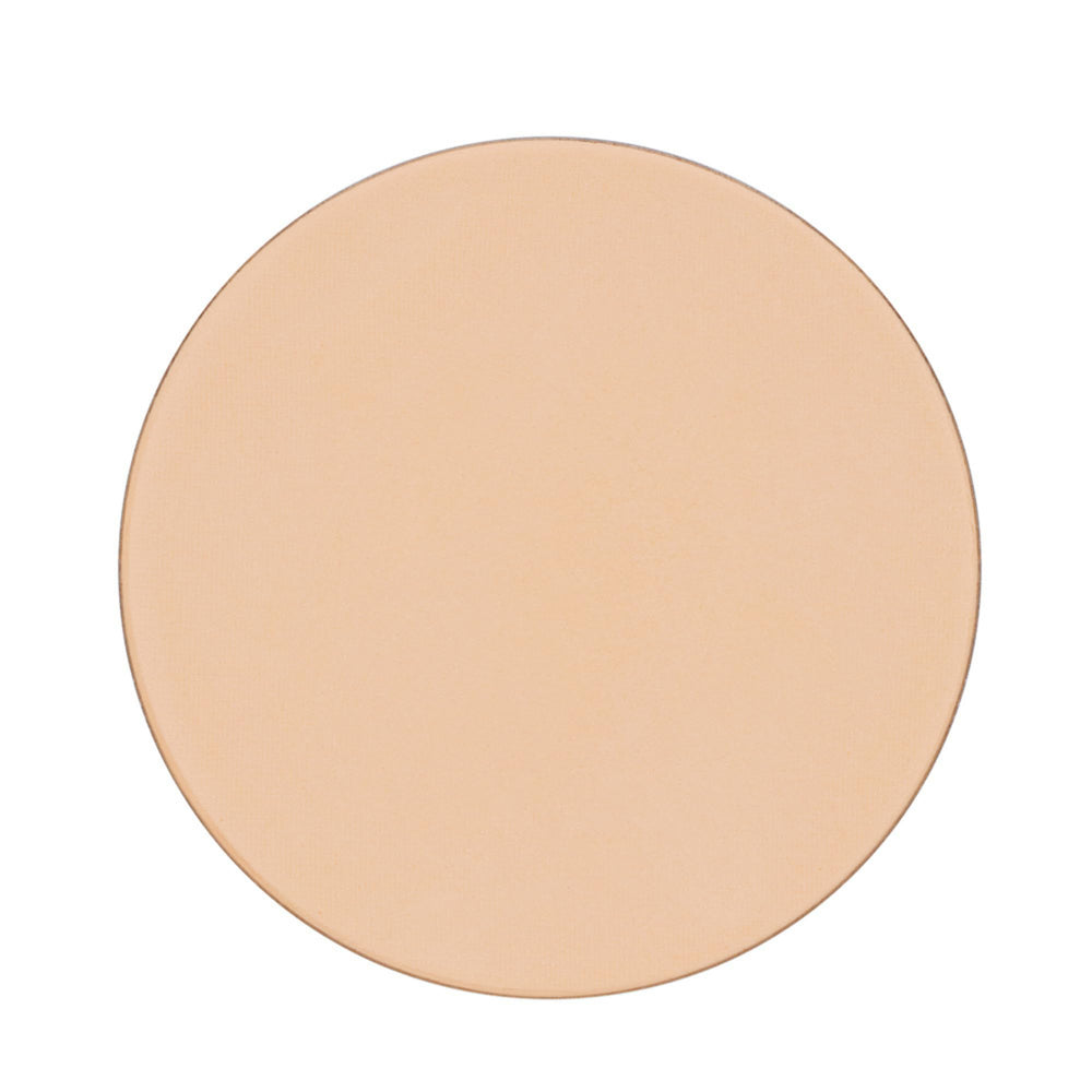 Charlotte Tilbury compact front view showing elegant refillable design and portability