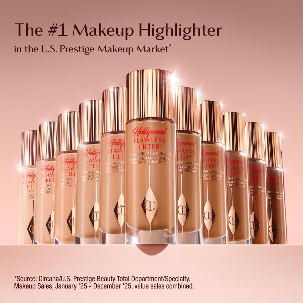 Charlotte Tilbury close-up of creamy texture, shows blendable luminous finish