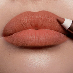 Charlotte Tilbury application shot drawing lip outline showing ease of reshaping benefit