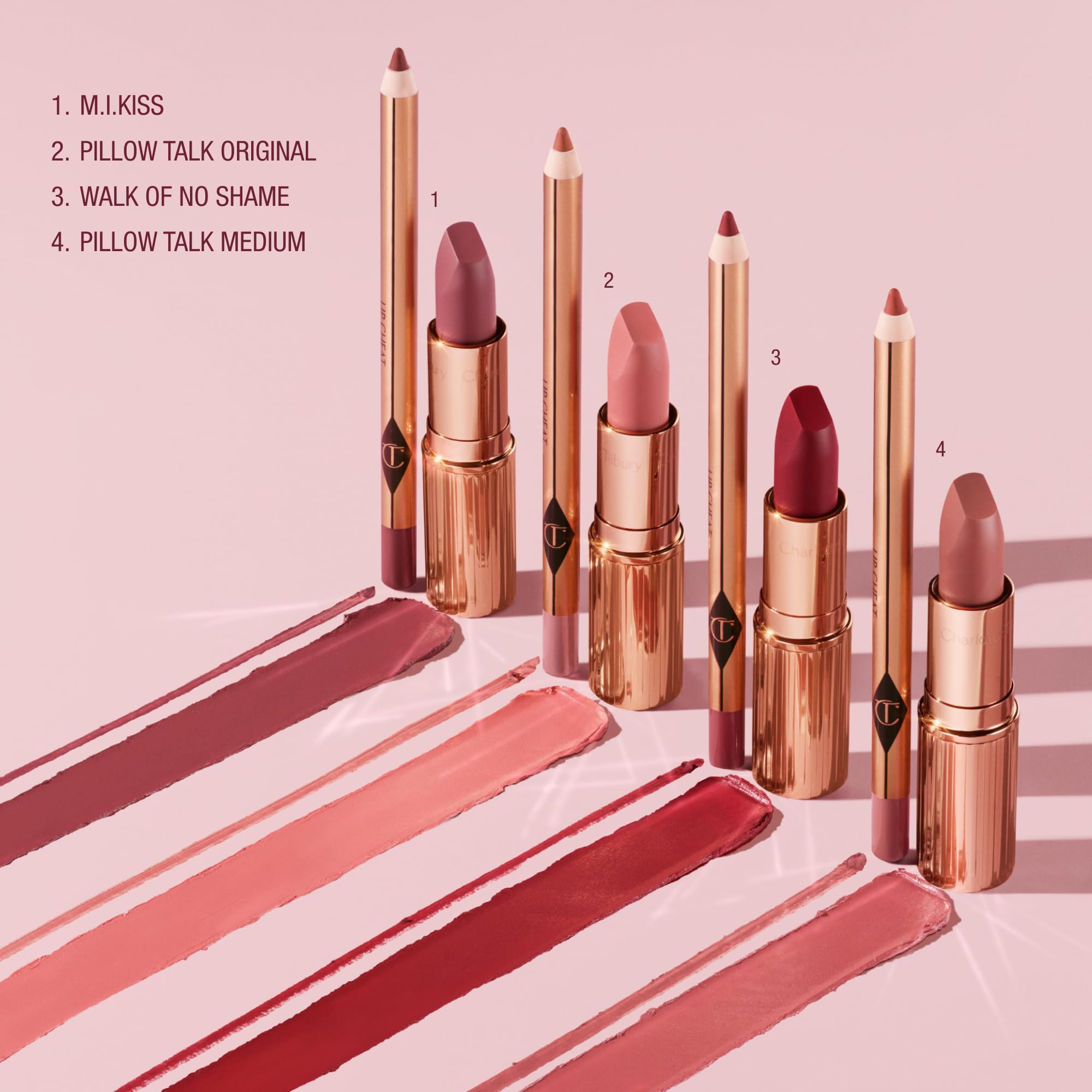 Charlotte Tilbury with Lip Cheat liner pairing for longer wear and definition
