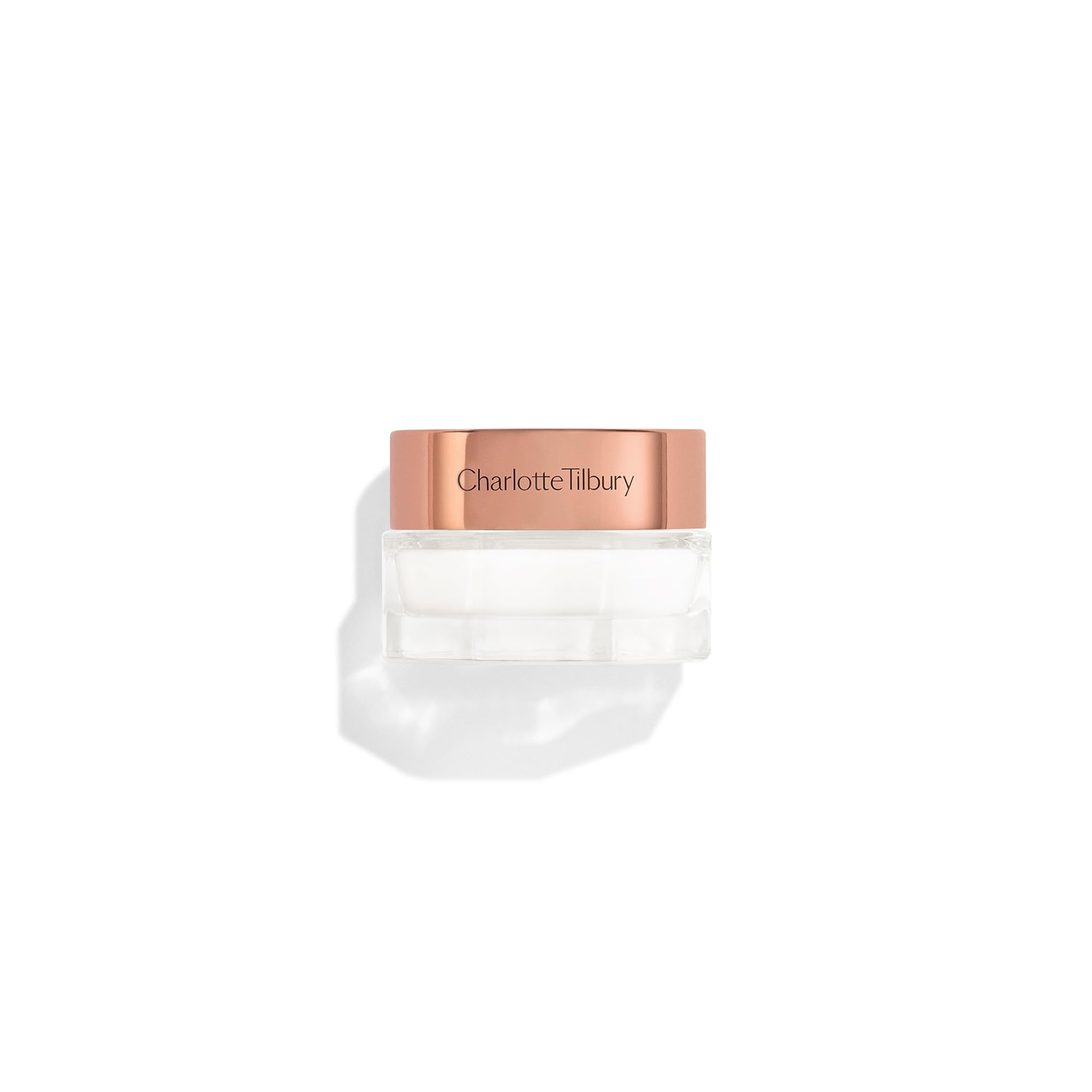 Charlotte Tilbury jar front view shows elegant packaging and instant hydration benefit